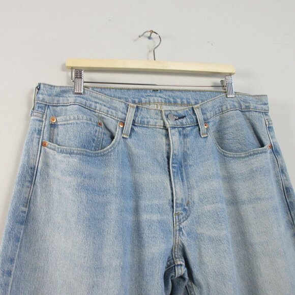 Levi's 559 Men's Relaxed Straight Leg Jeans 36 Blue Cotton Light Wash Denim 876 - Picture 6 of 13